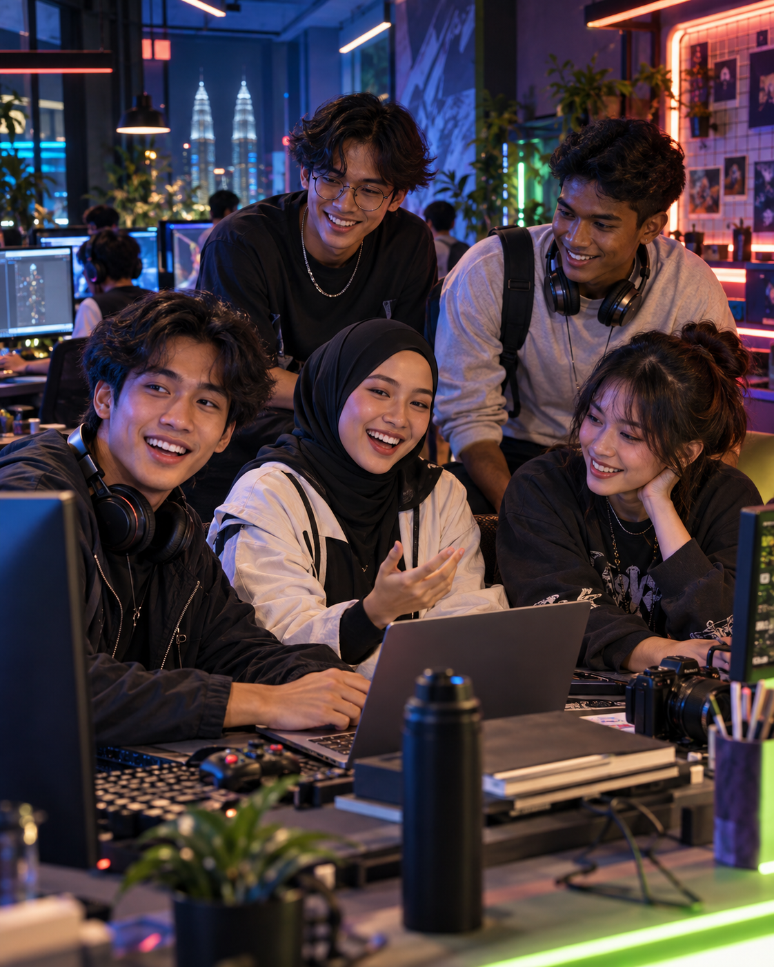 Anak muda Malaysia mengikuti perkembangan teknologi